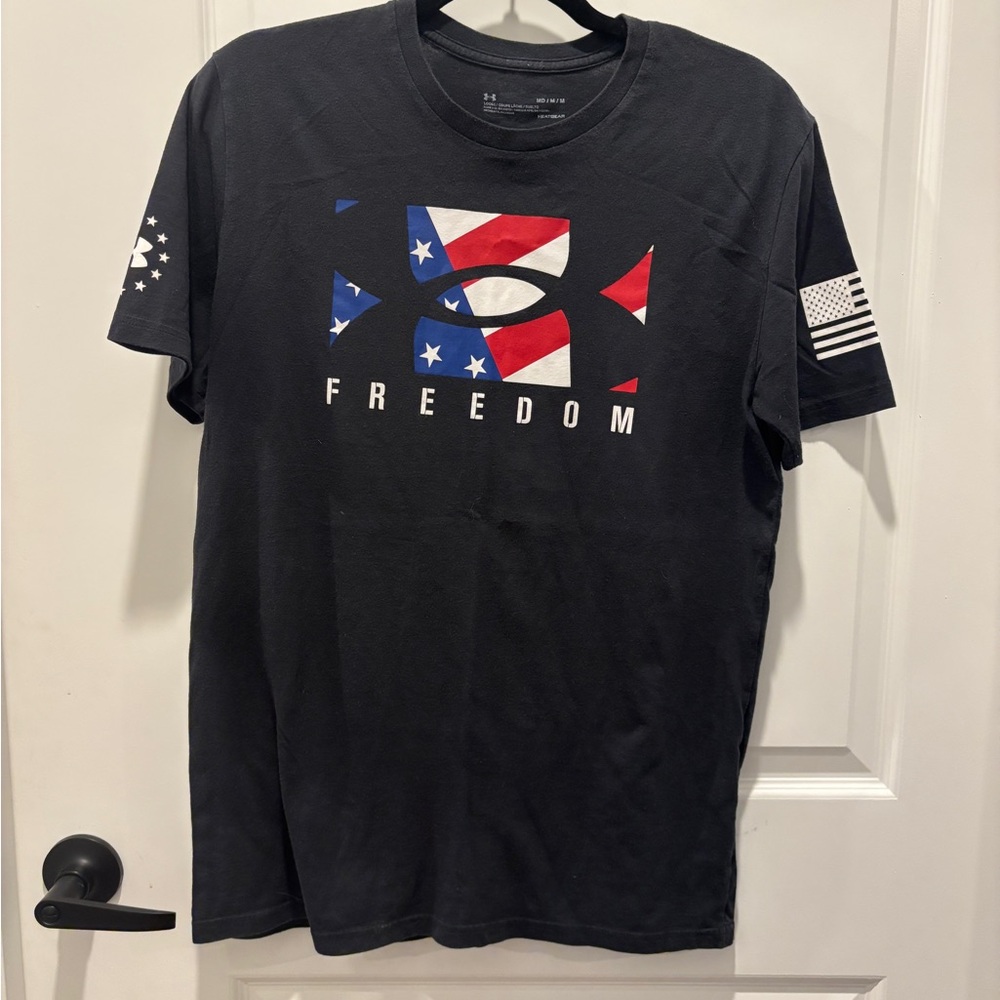 Under Armour Men's Black Freedom Tee